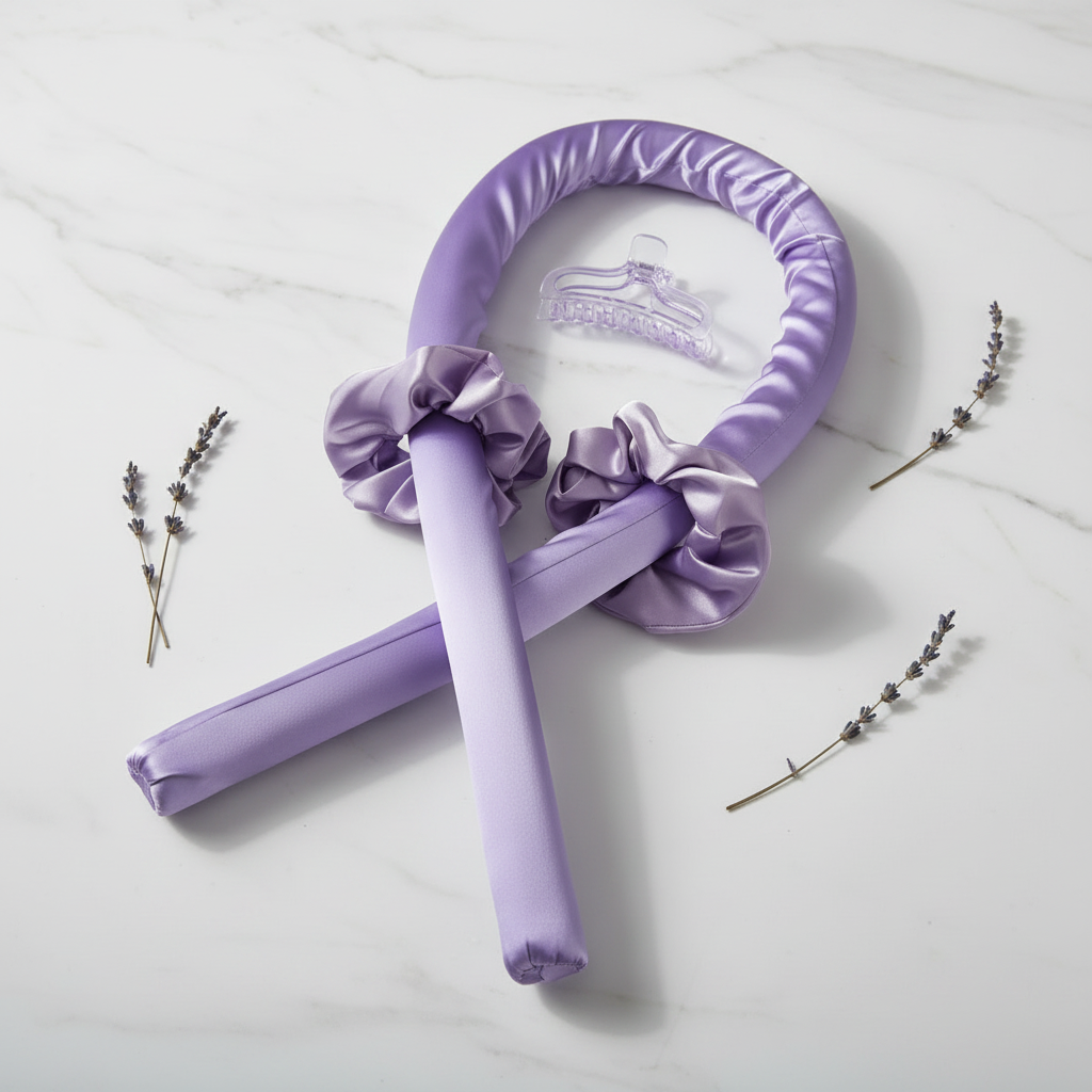 The SoftMorning™ Heatless Overnight Curl Kit